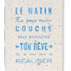 Carnet Typographique "Le Matin..."