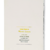 Verso du Livret Typographique "Le Matin..."