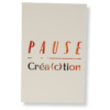 Bloc notes "Pause créa(c)tion" dégradé multi couleurs