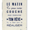 Carnet Typographique "Le Matin..."