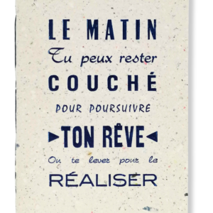 Carnet Typographique "Le Matin..."