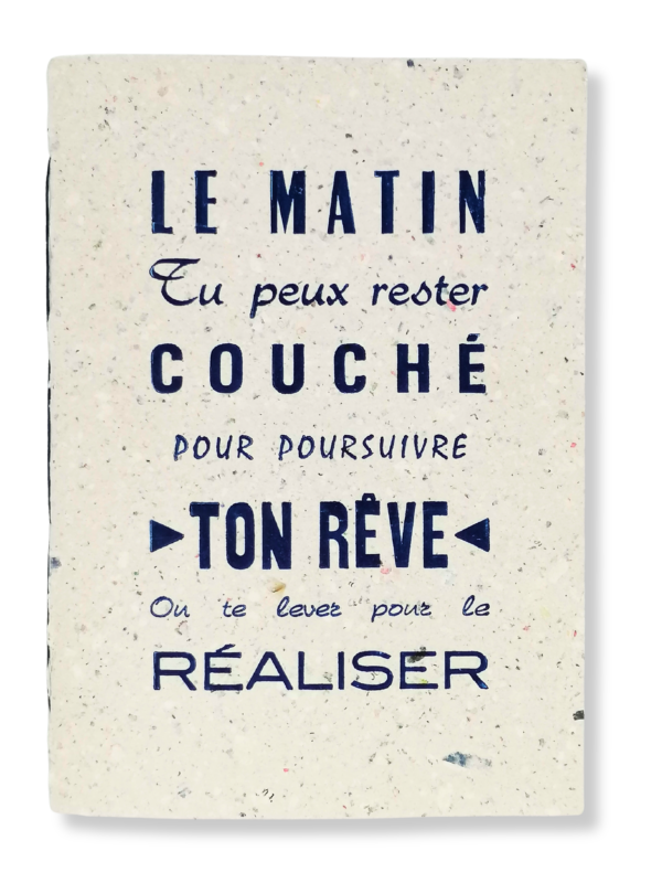 Carnet Typographique "Le Matin..."
