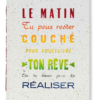Carnet Typographique "Le Matin..."