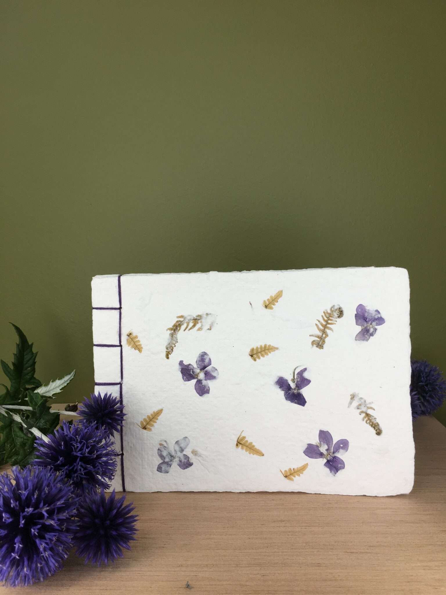 Carnet à la japonaise - Blanc